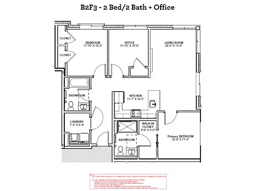 Floor plan B2F3