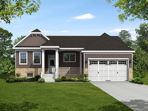 Elevation A features antiqued slate and gable accents.