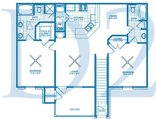 Floor plan D2