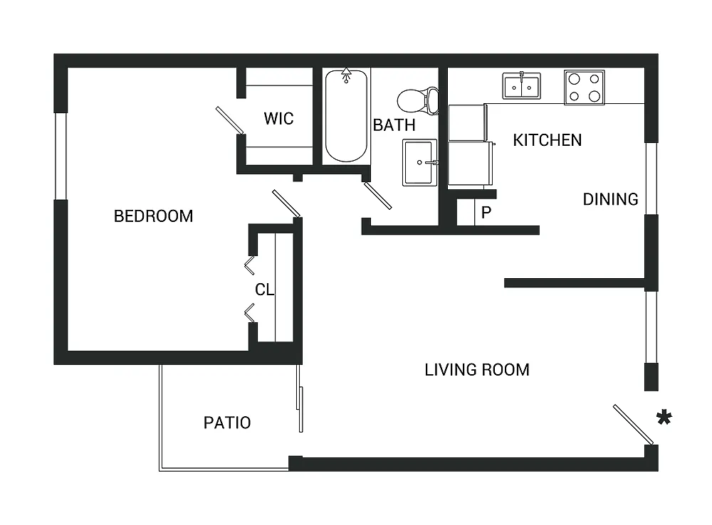 Floor plan Bronze