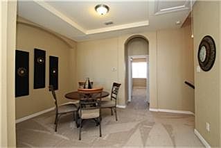Formal Dining with Art niches and new carpet