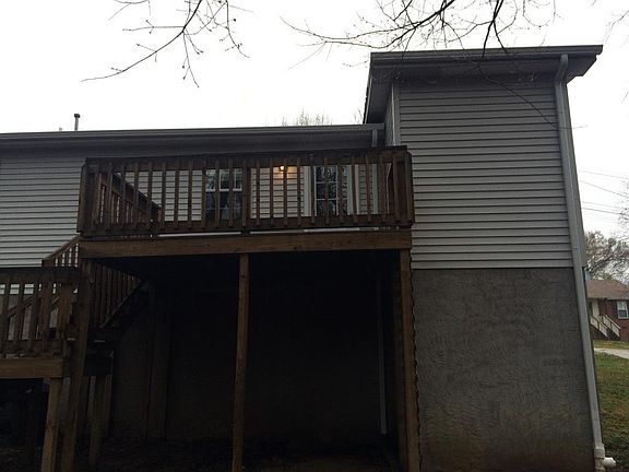 Rear of Home with Deck