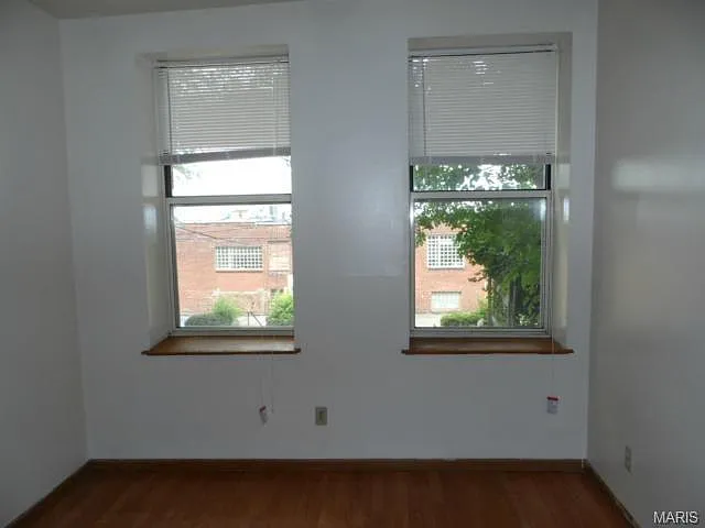 walls and window sills have been repainted