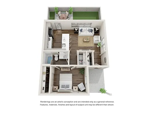 Floor plan 1 Bed Aura Twin