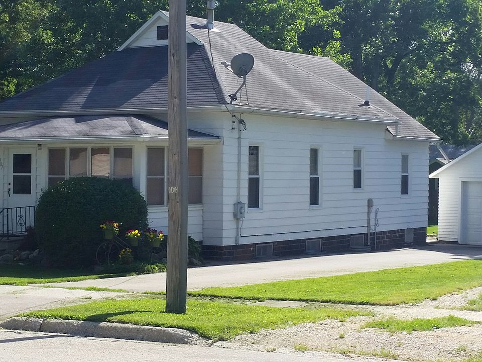 house and detached garage