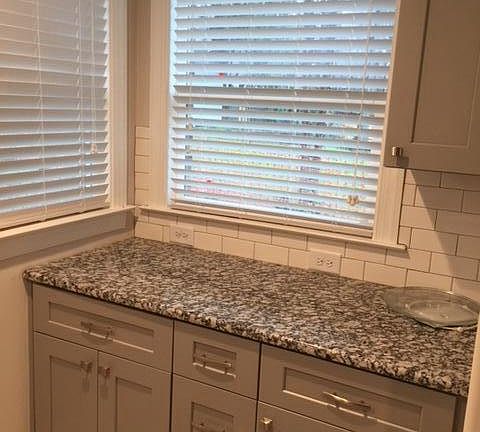 Plenty of cabinet and countertop space