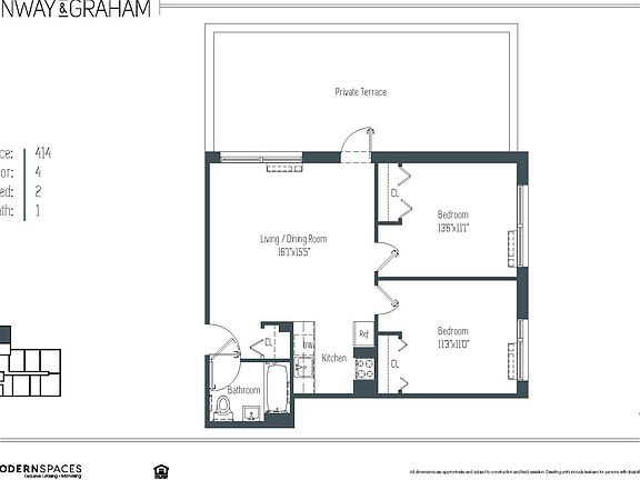 2nd image of 40-04 34th Ave #414