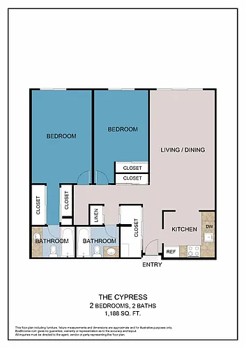 Floor plan Cypress