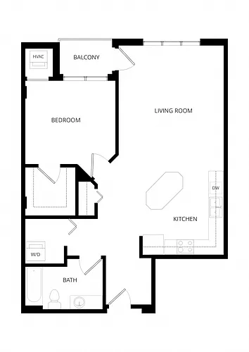 Floor plan 1H