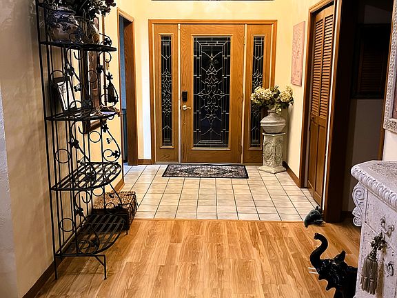Night picture of front door