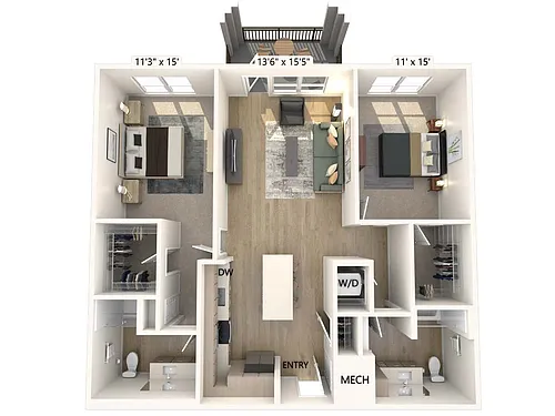 Floor plan B3-1246