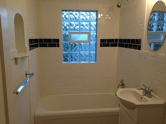 Recently renovated bathroom