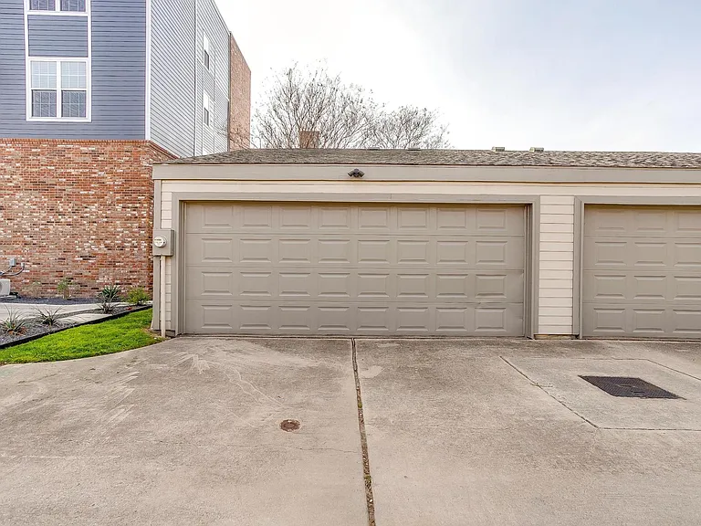 2 car garage with alley access