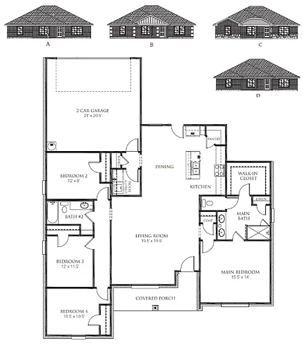 Floor plan 1786