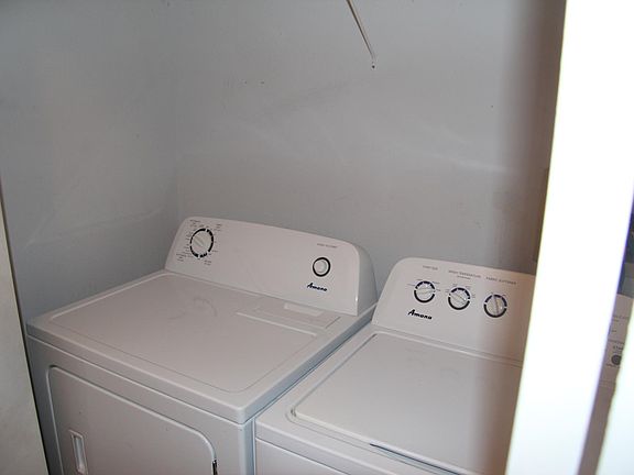 Washer and dryer included