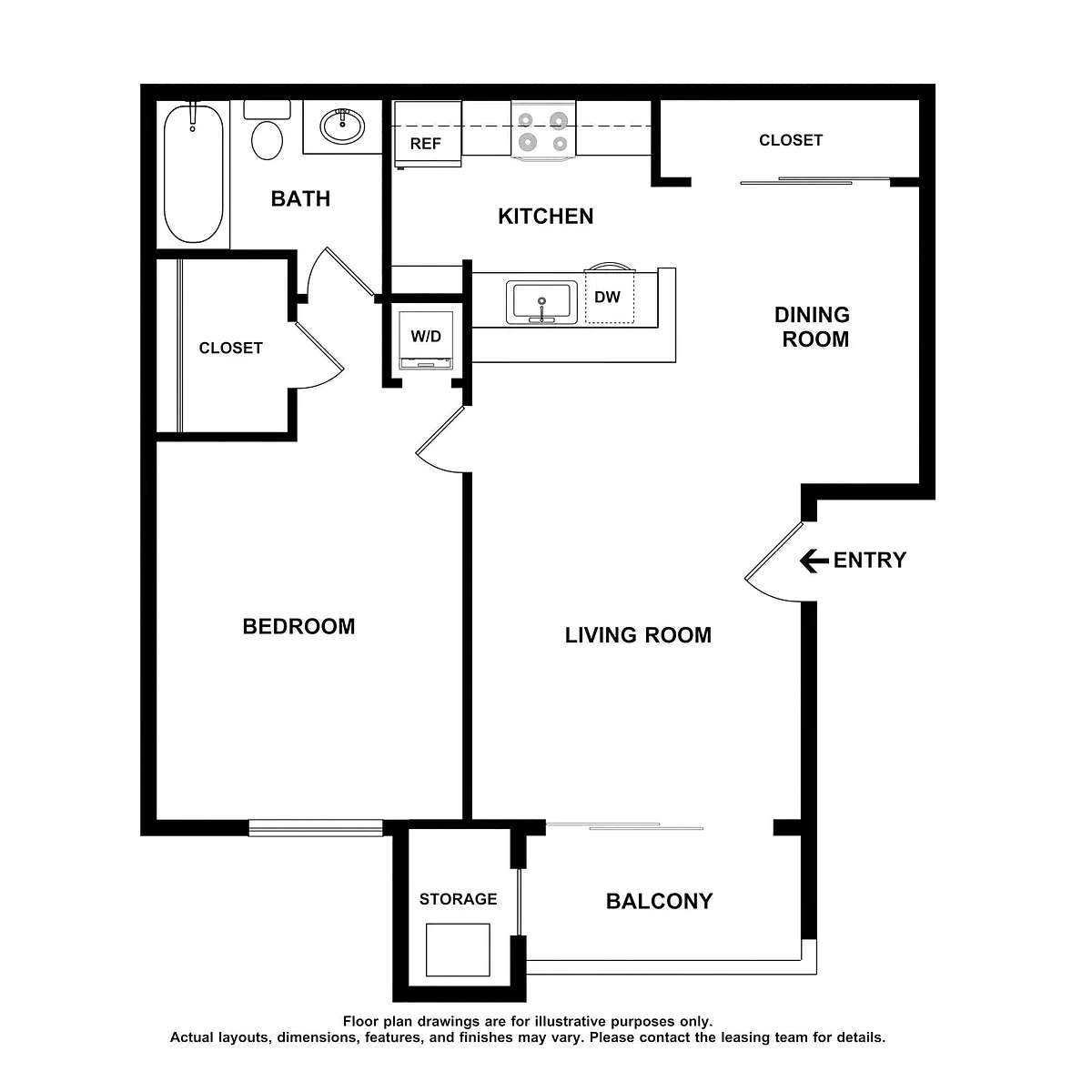 Floor plan 1X1