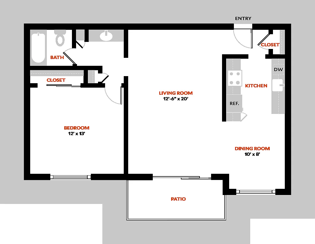 Floor plan 1ER