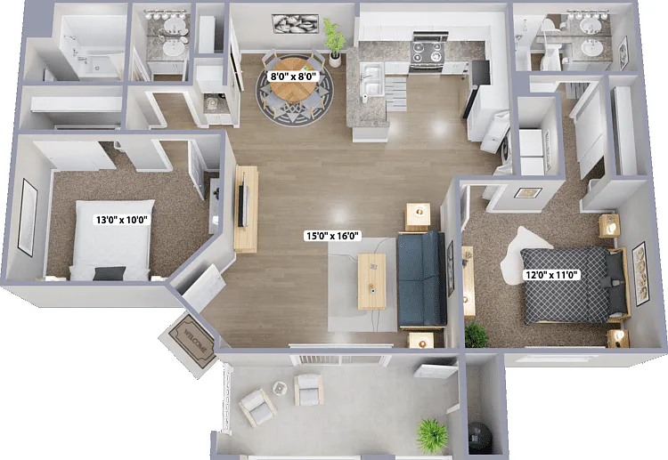 La Jolla Floorplan Diagram