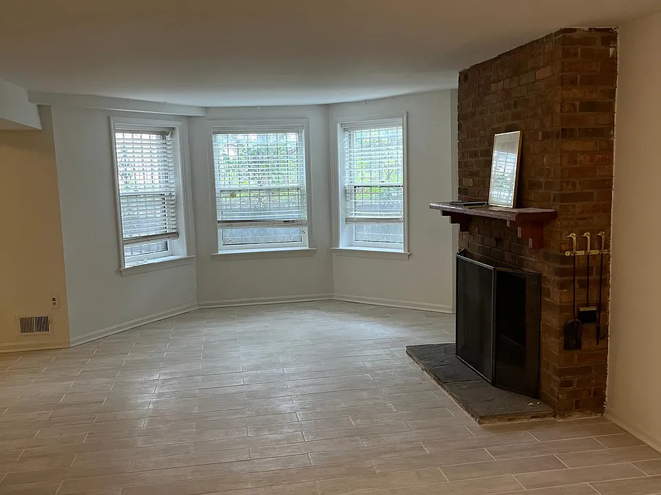 Living Room with newly installed floors