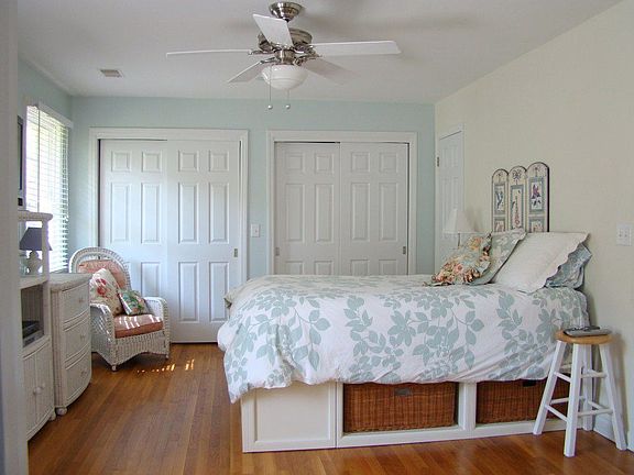 Master bedroom with nice closet space