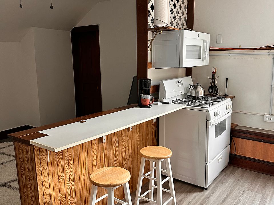 Kitchen with laminate flooring