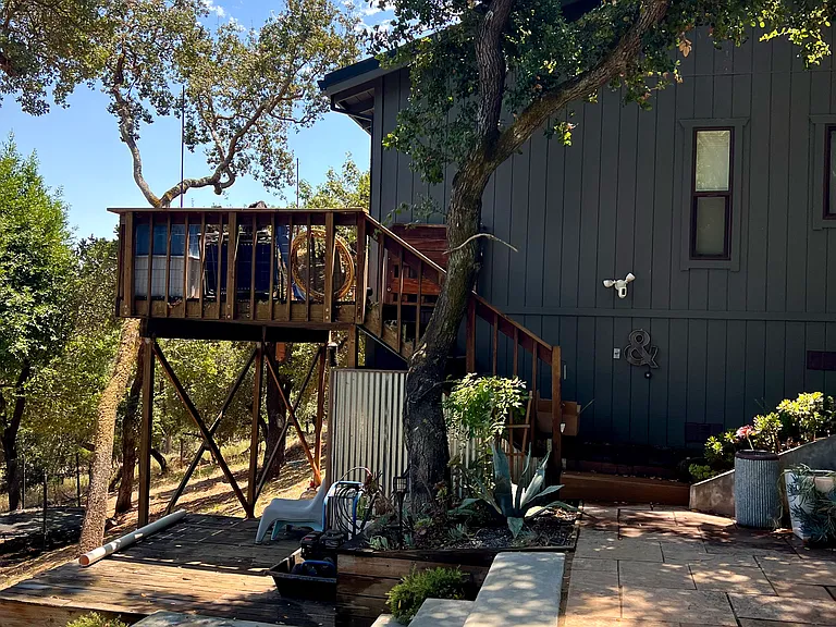 View of house from side yard