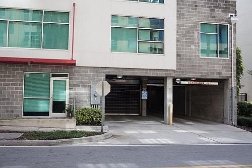 Garage entrance