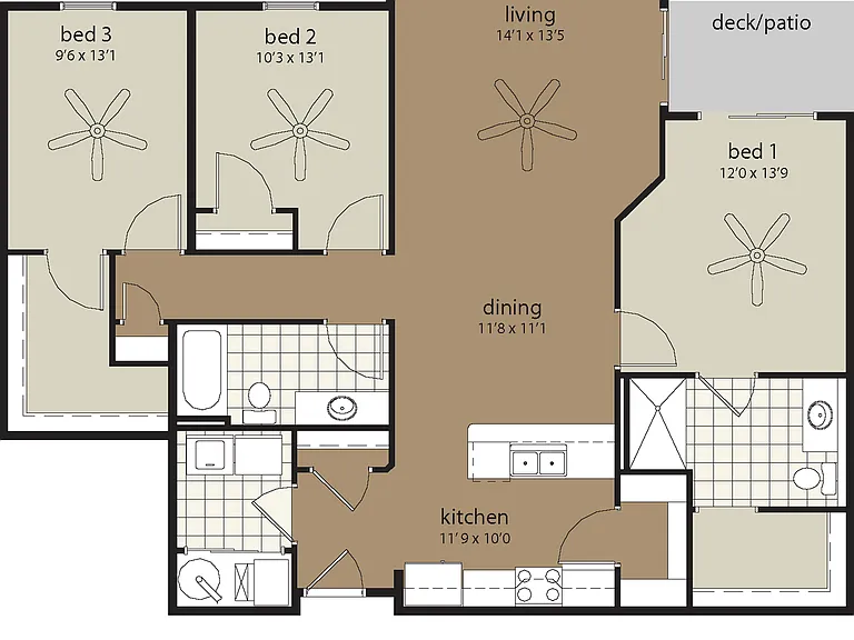 3B Bdrm- 6310 Bldg 3B Bdrm- 6310 Bldg