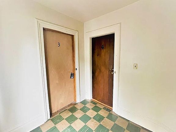 front entrance to apartment