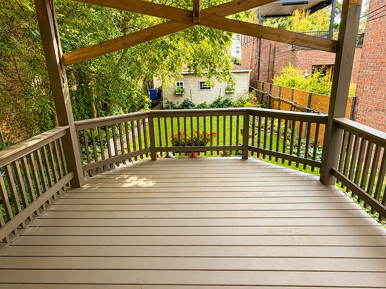 Private Deck and Yard