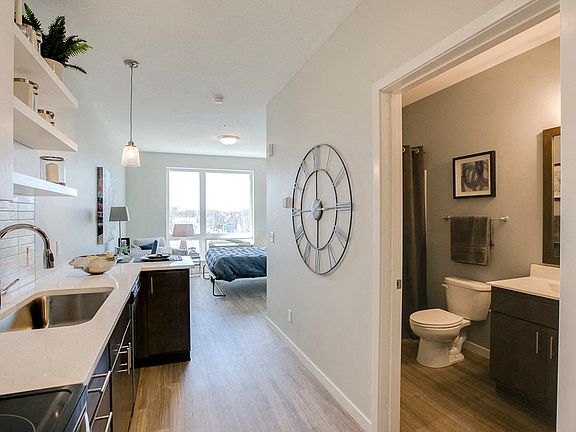 Thoughtfully designed studio layouts keep everything within easy reach while creating a comfortable place to settle in.