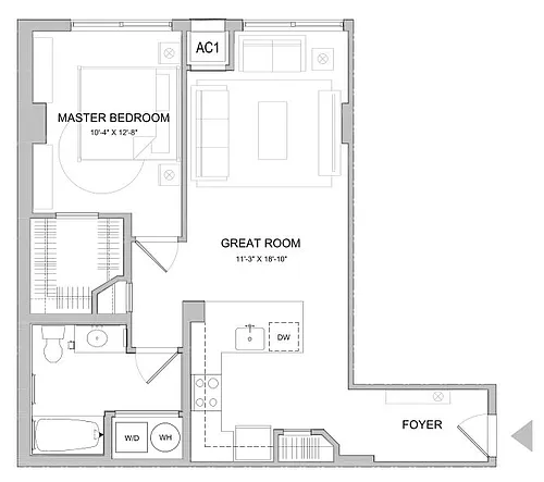 Floor plan RC Irvington