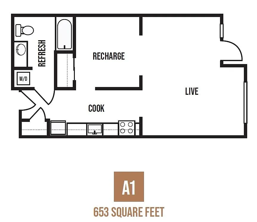 Floor plan Studio