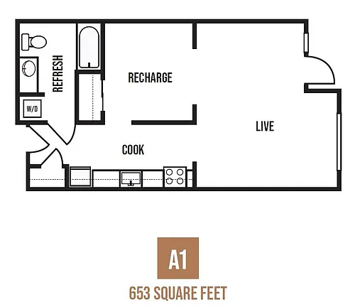 Floor plan Studio