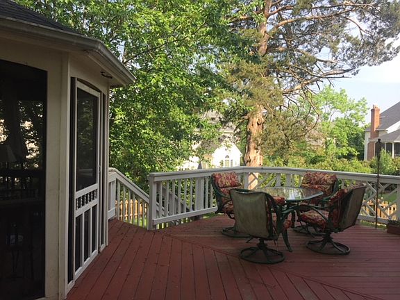 The deck view. 