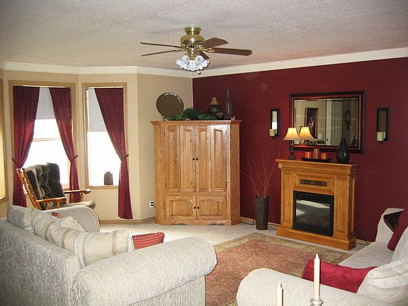Living Room with Bay Window