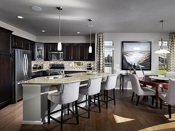 Kitchen and dining area
