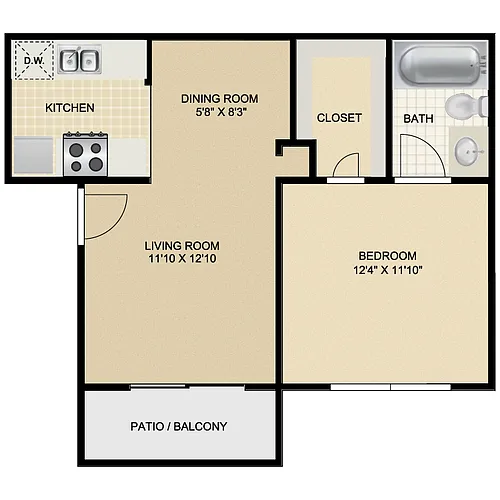 Floor plan Brazos