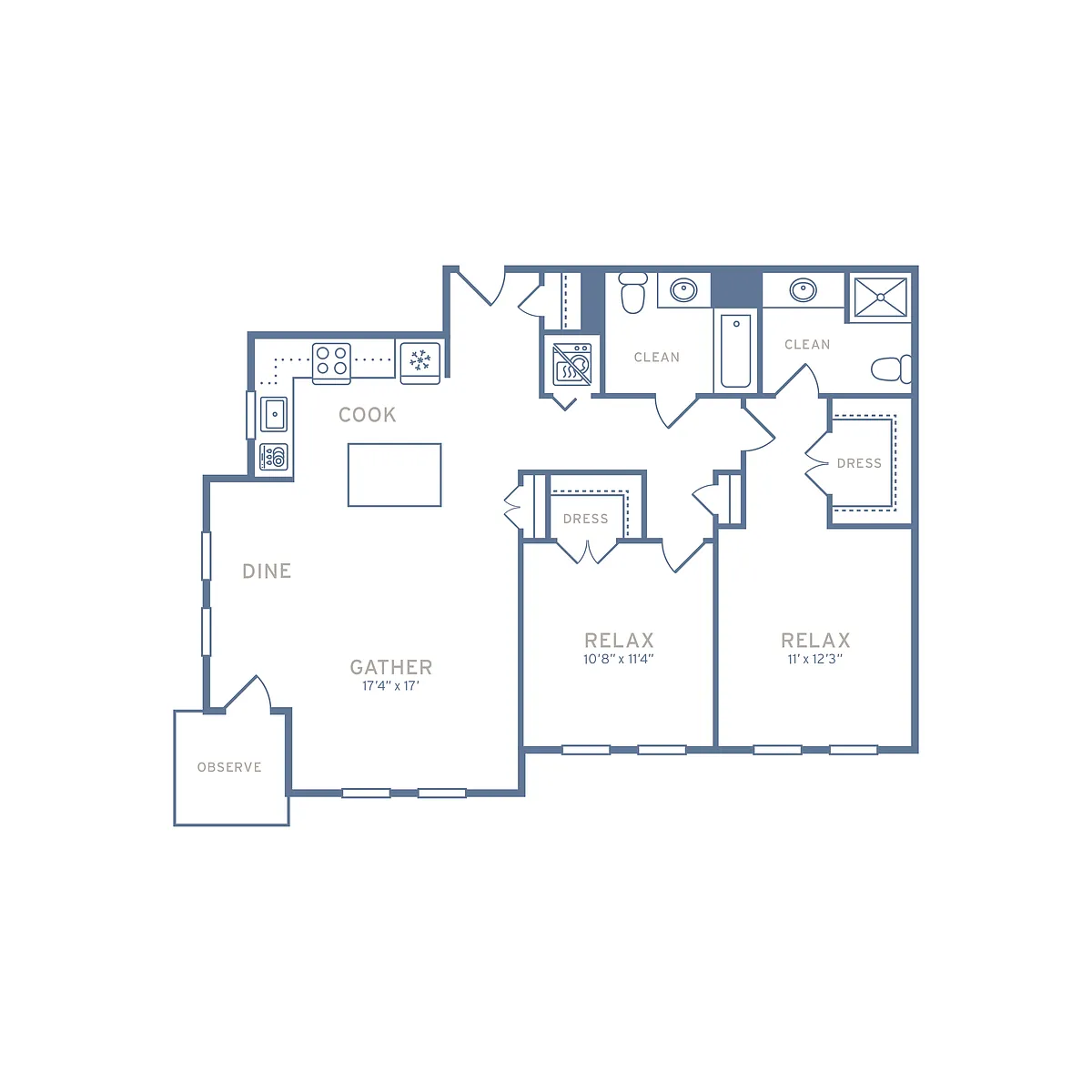 Floor plan B1_FOGL