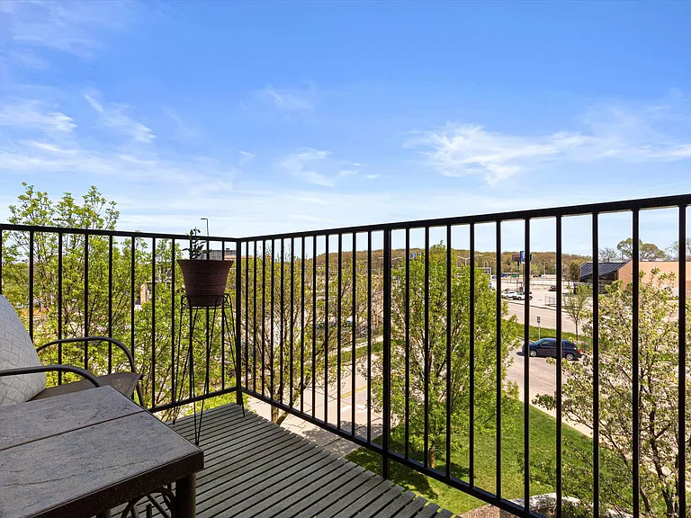 Balcony providing a serene outdoor retreat