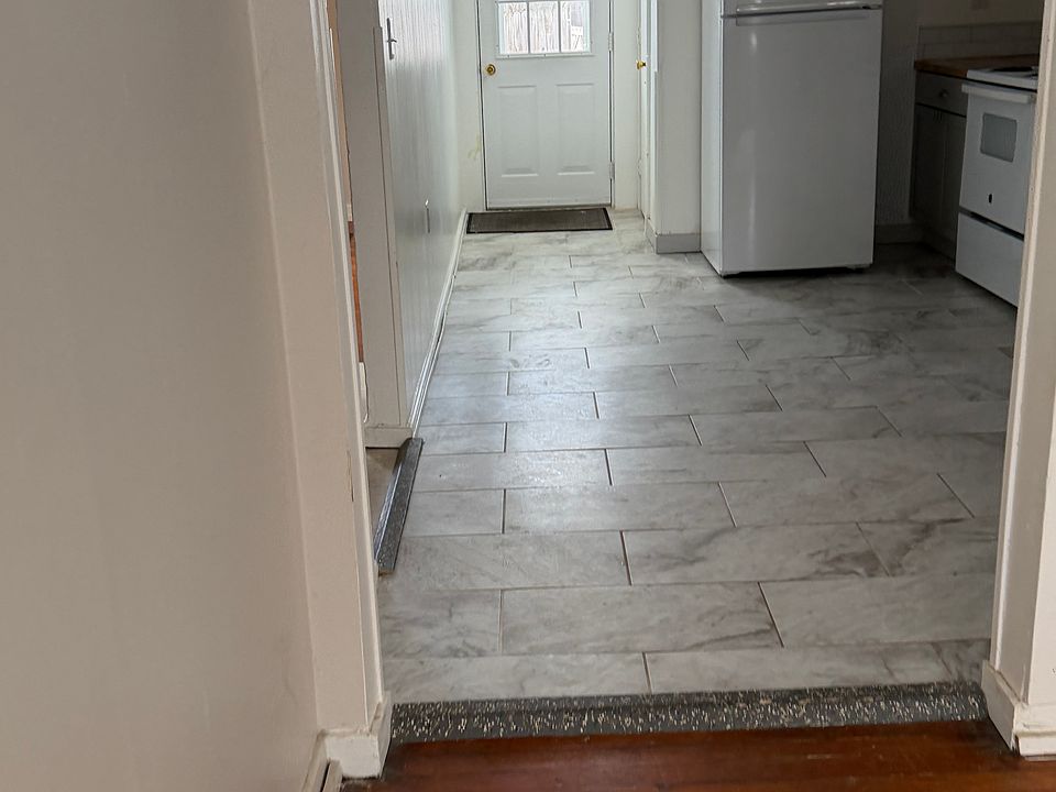 Living room into the kitchen