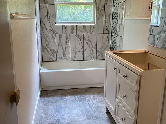 newly updated bathroom. Granite counter will be installed next week