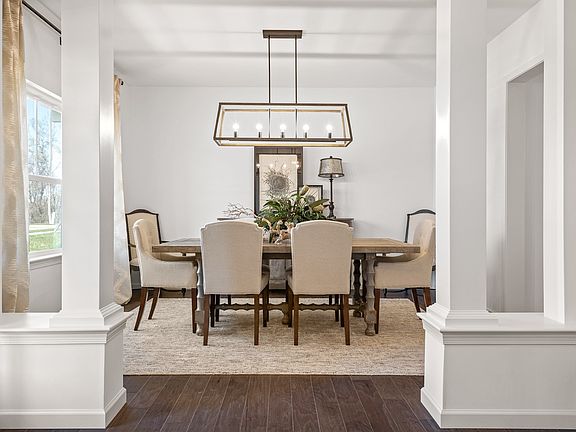 Dining Room of the Maddox Model from Garman Builders