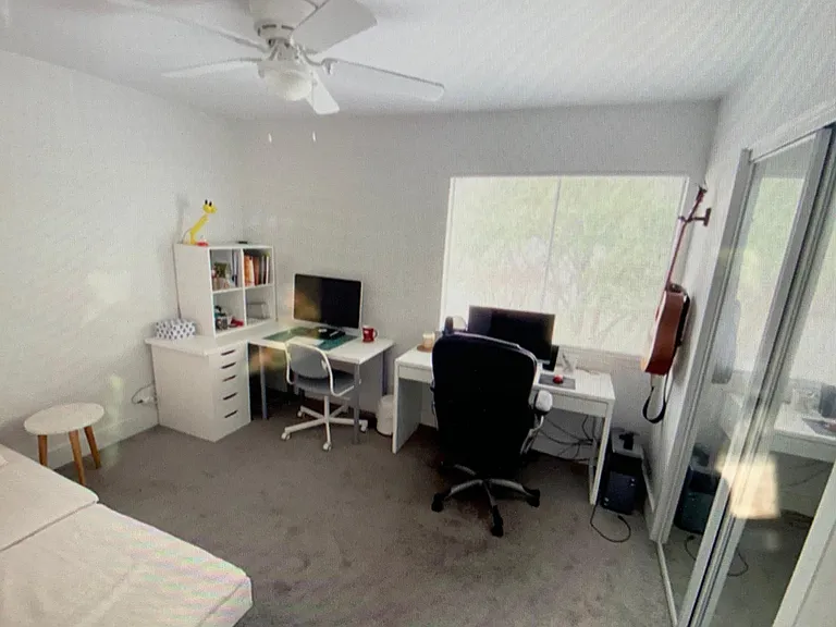 2nd bedroom could easily be an office- room for a queen bed. Another walk-in closet with built-ins.