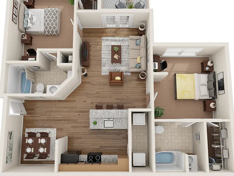 B2 - 2 Bedroom B2 - 2 Bedroom