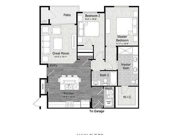 3rd image of 6153 N Ceylon Street Bldg 3 #104