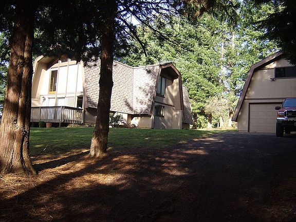 From the end of the driveway