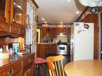 Spacious country kitchen.