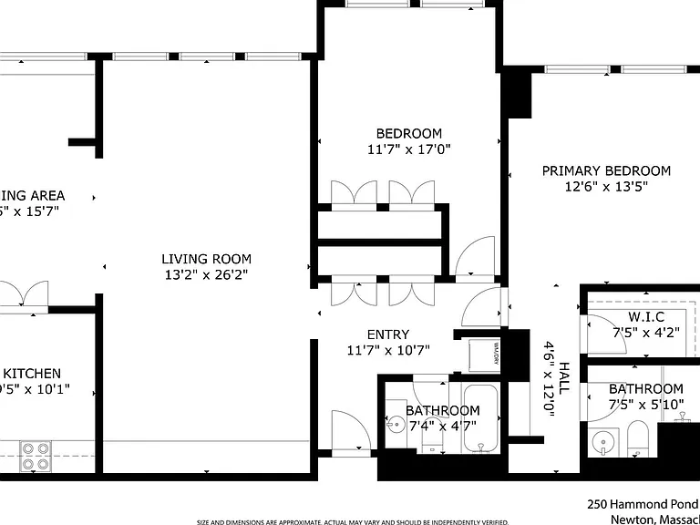 250 Hammond Pond Pkwy #609N — Photo 26