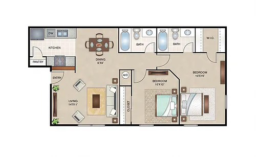 Floor plan Mulberry